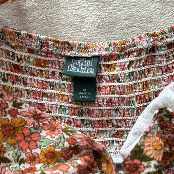 Wild Fable Mini Dress Floral - Picture 3 of 3